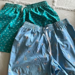 Pair of Chubbies men’s board shorts size medium